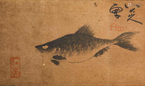 Chinese ink painting, Bada Shanren
fish picture