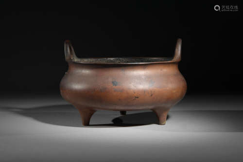Chinese Bronze Incense Burner, Early 19th Century