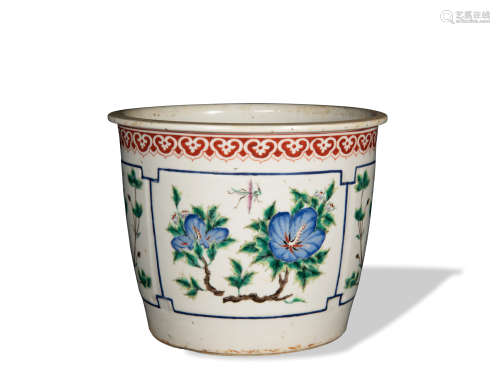 Chinese Famille Rose Jardiniere, 19th Century