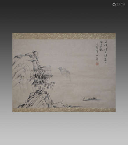 A CHINESE PAPER PAINTING, PU RU