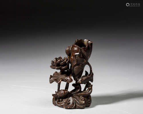 A CHINESE BRONZE DECORATION