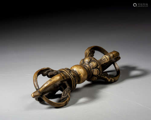 A BRONZE VAJRA