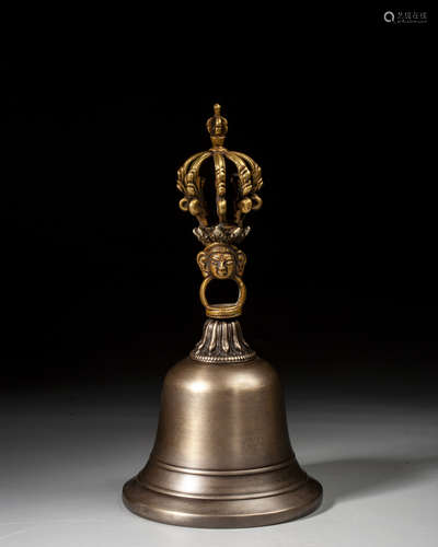 A GILT-BRONZE RITUAL BELL