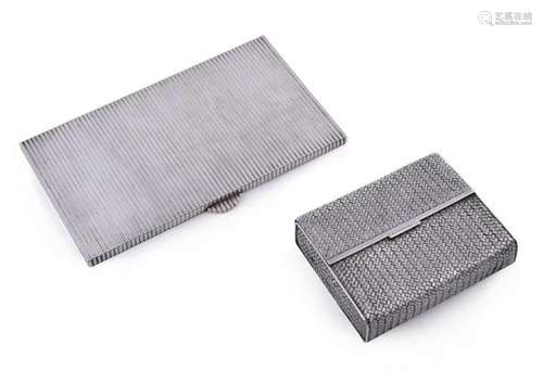 【Y】 AN ITALIAN SILVER WOVEN EVENING PURSE, ILLEGIBLE MAKER'S...