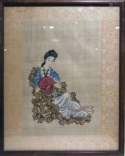 Qing Dynasty Painting On Silk, China