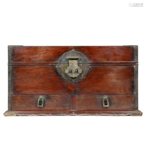 Qing Dynasty,Yellow Pear Book Box
