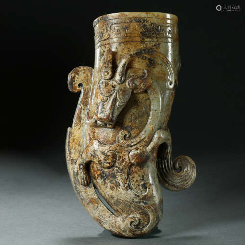 Han Dynasty, Hetian Jade Cup