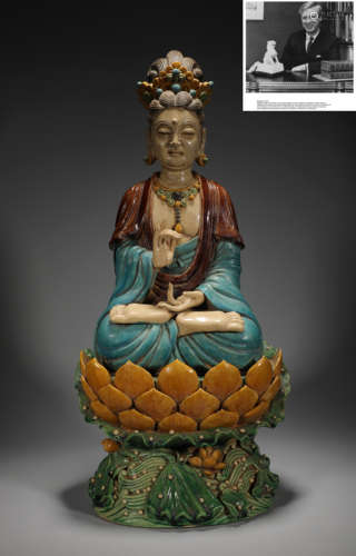 Ming Dynasty fa Hua color guanyin