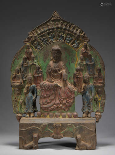 Tang Dynasty painted Buddha