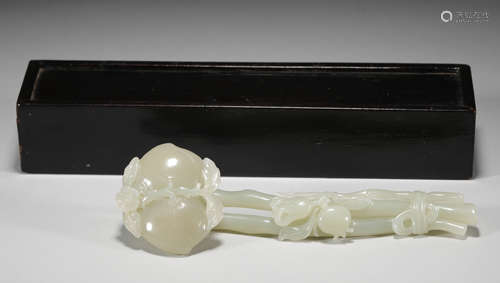 Hetian jade ruyi in qing Dynasty