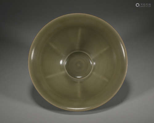Yaozhou porcelain kiln 6-petal bowl song Dynasty China