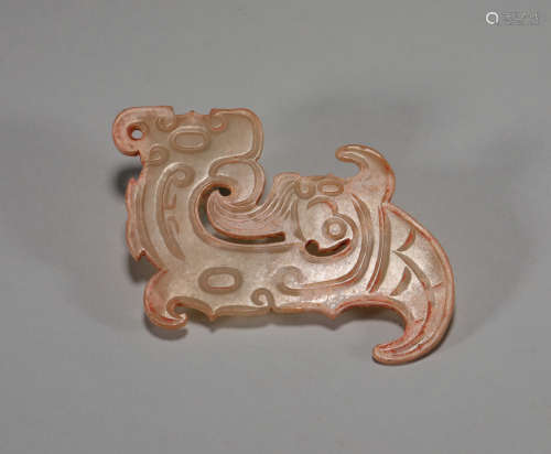 The western zhou dynasty jade dragon
