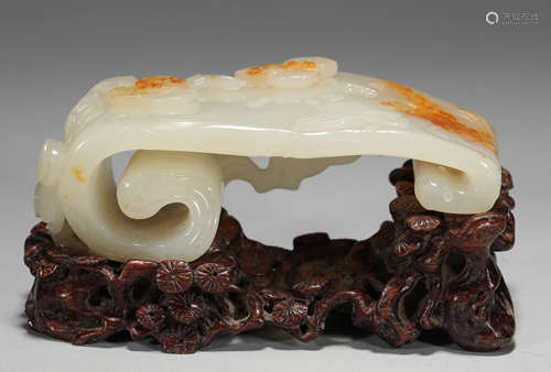 Hetian jade ink bed of the Qing Dynasty