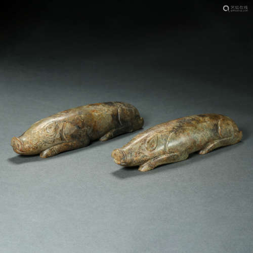 Han Dynasty, Hetian Jade Pig