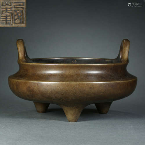 Ming Dynasty,Copper Incense Burner