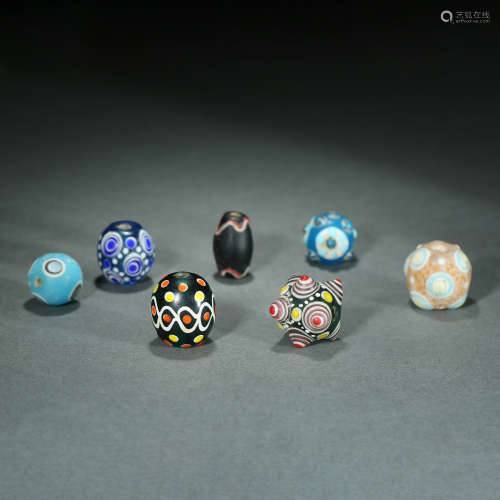 Han Dynasty,Coloured Glaze Bead