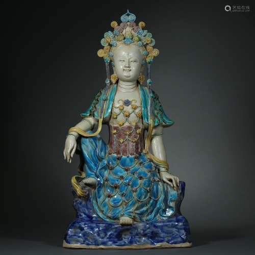 Song Dynasty, Three-Colour Avalokitesvara Statue