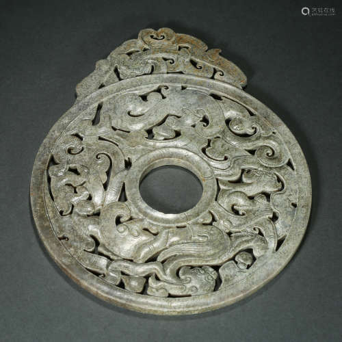 Han Dynasty,Hetian Jade Bi