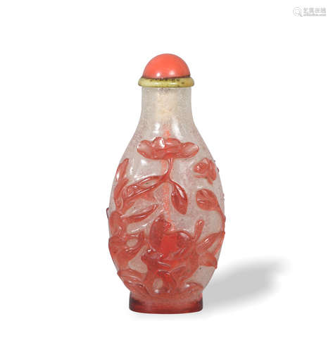 Chinese Peking Glass Snuff Bottle, Early 19th Century