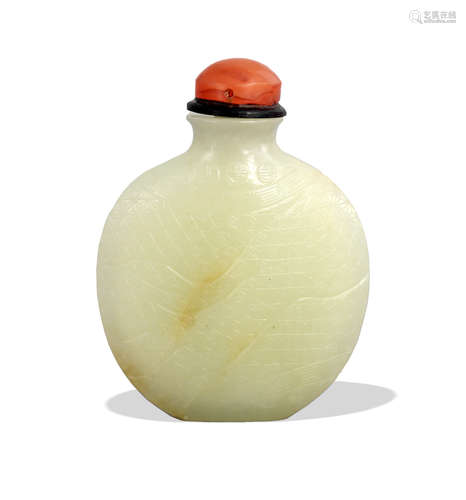 Chinese Jade Snuff Bottle, 18th Century