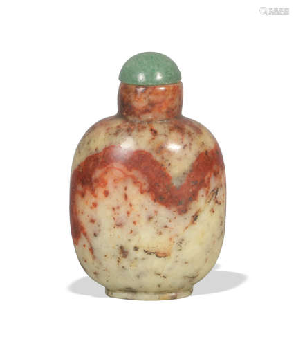 Chinese Jade Snuff Bottle, 19th Century