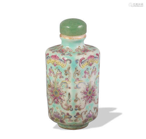 Chinese Famille Rose Snuff Bottle, 19th Century