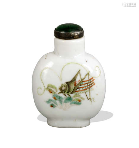 Chinese Famille Rose Snuff Bottle, Early 19th Century