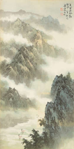 Chinese Landscape Painting by Le Zhengwen