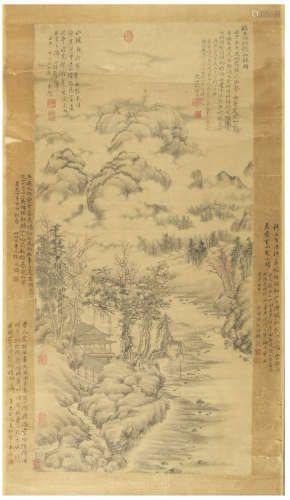 Chinese Landscape Painting Attributed to Yan Shengsun