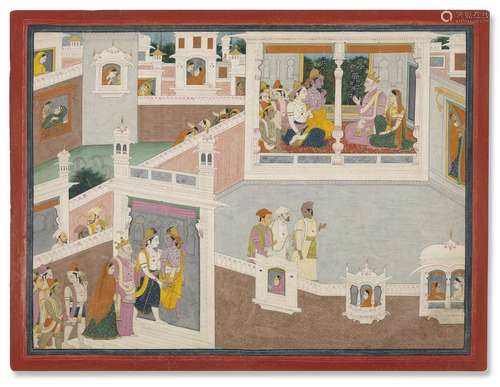 AN ILLUSTRATION FROM A BHAGAVATA PURANA SERIES: KRISHNA AND ...