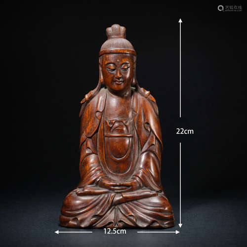 Wooden Buddha seated statue   木佛坐像