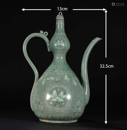 Goguryeo gourd-shaped wine jug   高丽葫芦形酒壶