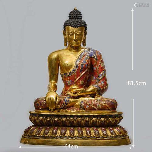 Seated statue of Shakyamuni   释迦牟尼坐像大