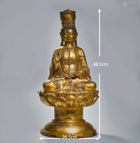 Gilded Guanyin 鎏金观音