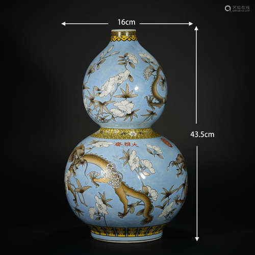 Daya Zhai Empress Dowager Cixi special gourd bottle   大雅斋...