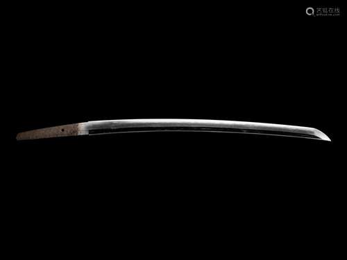 A Wakizashi Length of blade 17 1/2 in., 44.45 cm.