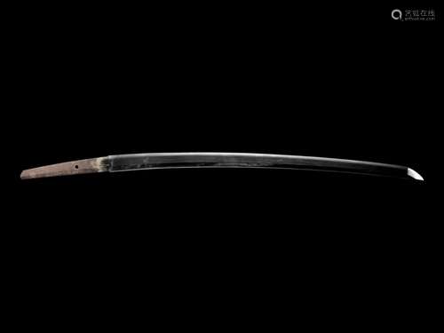 A Wakizashi Length of blade 21 1/4 in., 53.97 cm.