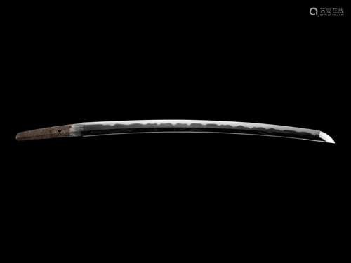 A Wakizashi Length of blade 18 7/8 in., 47.9 cm.