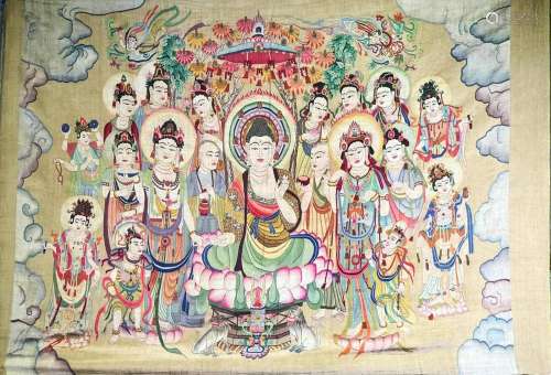 Embroidered Kesi of Buddha