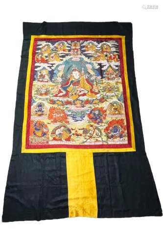 Embroidered Thangka of Padmasambhava