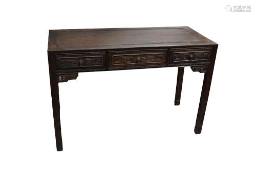 Chinese Hardwood Table Chinese Hardwood Table. Length: 47.25...