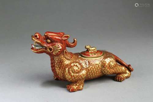 Chinese Porcelain Dragon Figurine Chinese Porcelain Dragon F...