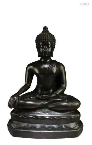 Antique Bronze Buddha Statue Antique Bronze Buddha Statue. H...