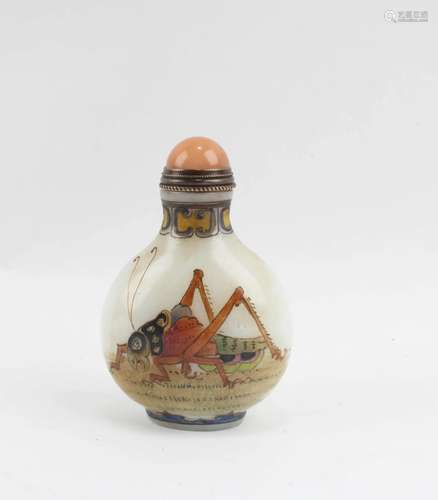 Chinese Peking Glass Snuff Bottle Chinese Peking Glass Snuff...