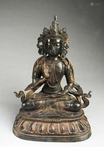 Chinese Bronze Bodhisattva Statue Chinese Bronze Bodhisattva...