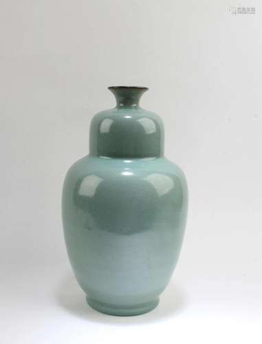 Chinese Ruyao Vase Chinese Ruyao Vase. Height: 10"