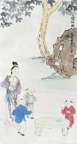 Ziying and Dazhang, Chinese Figures Painting On Paper