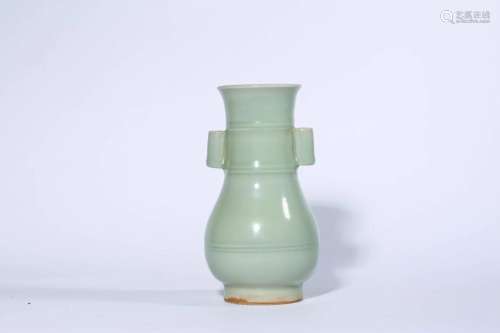 Longquan Kiln Double-Eared Vase