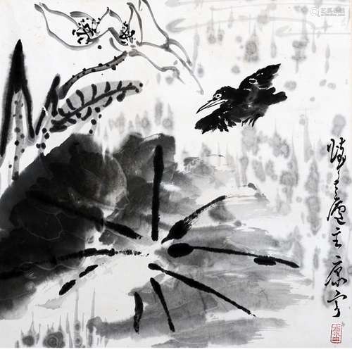 KANG NING, CHINESE FLOWER AND BIRD PAINTING ON PAPER