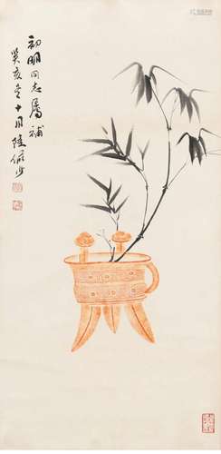 LU YANSHAO, CHINESE BAMBOO PAINTING ON PAPER